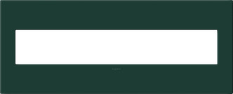 Legrand - AWP6GEG - Six-Gang Screwless Wall Plate with Microban - adorne - Evergreen