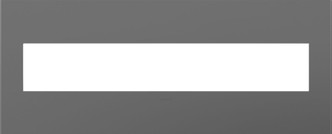 Legrand - AWP6GMG1 - Six-Gang Screwless Wall Plate with Microban - adorne - Magnesium