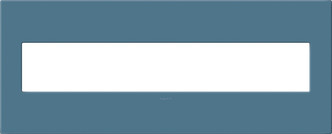 adorne Six-Gang Screwless Wall Plate with Microban (AWP6GMY)