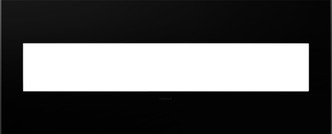 Legrand - AWP6GNK1 - Six-Gang Screwless Wall Plate - adorne - Black Ink