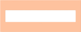 Legrand - AWP6GPY - Six-Gang Screwless Wall Plate with Microban - adorne - Peachy