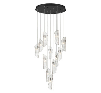 Lib & Co. - 10164-017-02 - LED Chandelier - Sorrento - Black