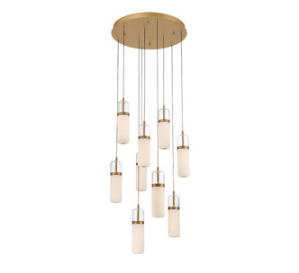 Lib & Co. - 10222-030 - LED Chandelier - Verona - Painted Antique Brass