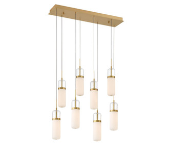 Lib & Co. - 10225-030 - LED Chandelier - Verona - Painted Antique Brass
