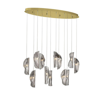 Lib & Co. - 12034-019-07 - LED Chandelier - Sorrento - Gold