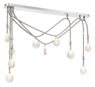 Lib & Co. - 12068-01 - LED Chandelier - Bellissima - Silver Sleeve