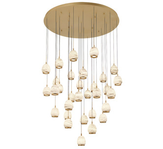 Lib & Co. - 12139-030 - LED Chandelier - Lucidata - Painted Antique Brass
