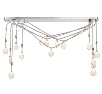 Lib & Co. - 12177-01 - LED Chandelier - Bellissima - Silver Sleeve