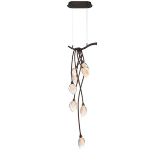 Lib & Co. - 12232-043 - LED Chandelier - Modena - Black with Gold Accent