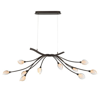 Lib & Co. - 12234-043 - LED Chandelier - Modena - Black with Gold Accent