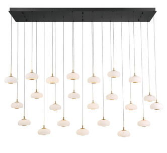Lib & Co. - 12243-02 - LED Chandelier - Adelfia - Matte Black