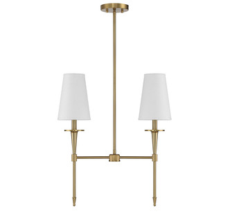 Trundle Two Light Linear Chandelier (V6-L1-5607-2-322)