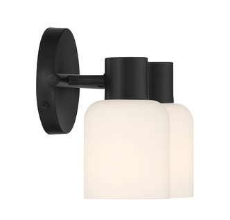 Strand Two Light Bathroom Vanity (V6-L8-9022-2-BK)