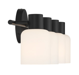 Strand Four Light Bathroom Vanity (V6-L8-9022-4-BK)