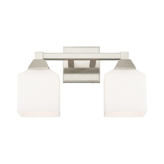 Livex Lighting - 10282-91 - Two Light Bath Vanity - Aragon - Brushed Nickel