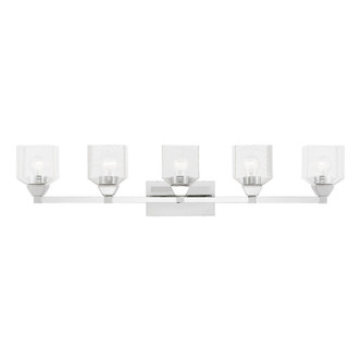 Livex Lighting - 10385-05 - Five Light Vanity Sconce - Aragon - Polished Chrome