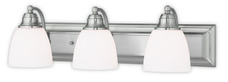 Livex Lighting - 10503-91 - Three Light Bath Vanity - Springfield - Brushed Nickel