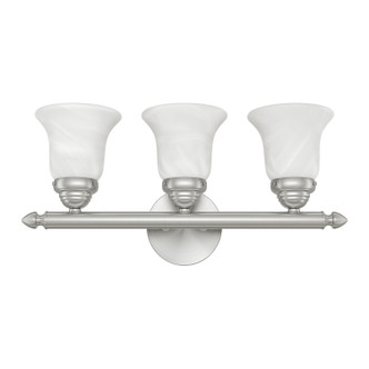 Livex Lighting - 1063-91 - Three Light Bath Vanity - Neptune - Brushed Nickel