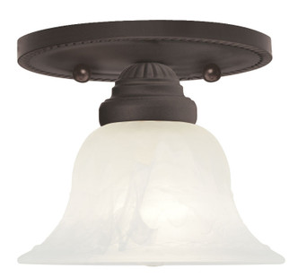Livex Lighting - 1530-07 - One Light Ceiling Mount - Edgemont - Bronze