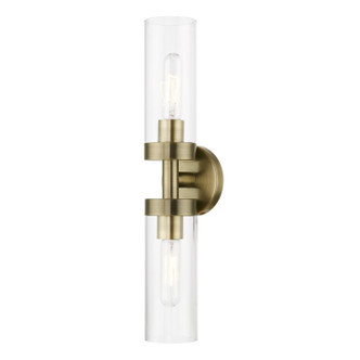 Livex Lighting - 16172-01 - Two Light Vanity Sconce - Ludlow - Antique Brass Livex Lighting - 16172-01 - Two Light Vanity Sconce - Ludlow - Antique Brass