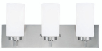 Livex Lighting - 16373-91 - Three Light Bath Vanity - West Lake - Brushed Nickel