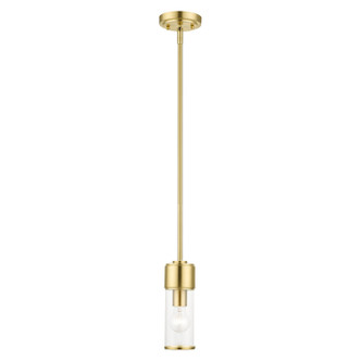 Livex Lighting - 17140-12 - One Light Mini Pendant - Quincy - Satin Brass