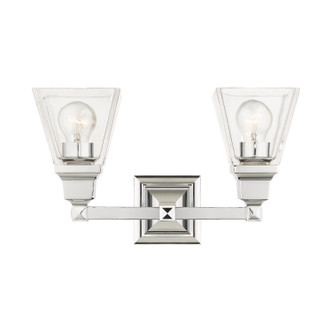 Livex Lighting - 17172-05 - Two Light Vanity - Mission - Polished Chrome