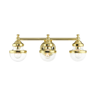 Livex Lighting - 17413-02 - Three Light Vanity - Oldwick - Polished Brass