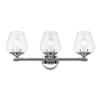 Livex Lighting - 17473-05 - Three Light Vanity Sconce - Willow - Polished Chrome