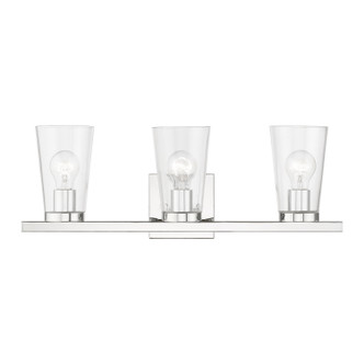 Livex Lighting - 17623-05 - Three Light Vanity Sconce - Cityview - Polished Chrome