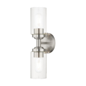 Livex Lighting - 18082-91 - Two Light Vanity Sconce - Whittier - Brushed Nickel Livex Lighting - 18082-91 - Two Light Vanity Sconce - Whittier - Brushed Nickel