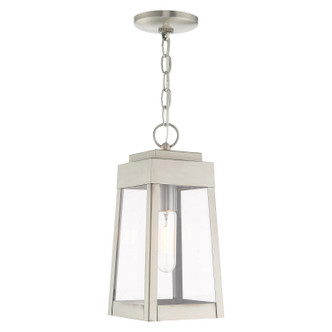Livex Lighting - 20854-91 - One Light Outdoor Pendant - Oslo - Brushed Nickel