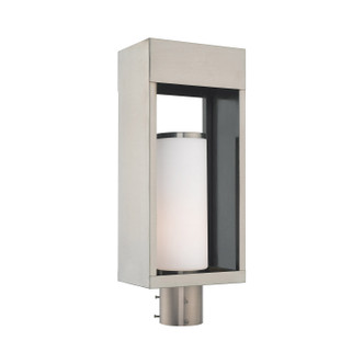 Livex Lighting - 20985-91 - One Light Outdoor Post-Top Lanterm - Bleecker - Brushed Nickel