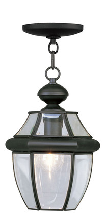 Livex Lighting - 2152-04 - One Light Outdoor Pendant - Monterey - Black
