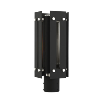 Livex Lighting - 21774-04 - One Light Outdoor Post Top Lantern - Utrecht - Black w/ Brushed Nickels