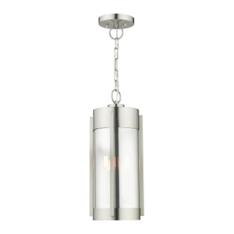 Livex Lighting - 22385-91 - Two Light Outdoor Pendant - Sheridan - Brushed Nickel