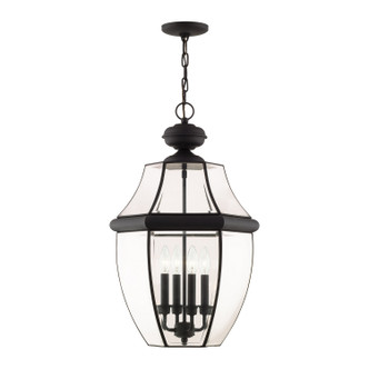 Livex Lighting - 2357-04 - Four Light Outdoor Pendant - Monterey - Black