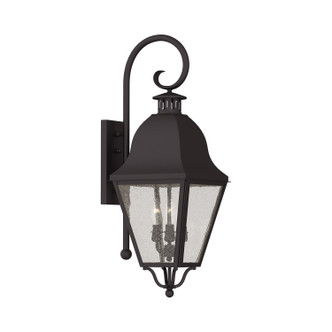Livex Lighting - 2555-07 - Three Light Outdoor Wall Lantern - Amwell - Bronze