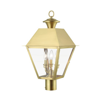 Wentworth Three Light Outdoor Post Top Lantern (27219-08)
