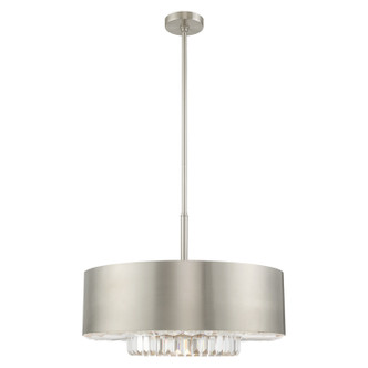 Livex Lighting - 40020-91 - Six Light Chandelier - Madison - Brushed Nickel