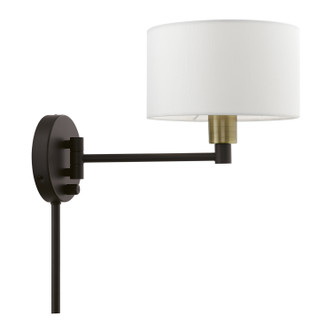 Swing Arm Wall Lamps One Light Swing Arm Wall Lamp (40080-07)