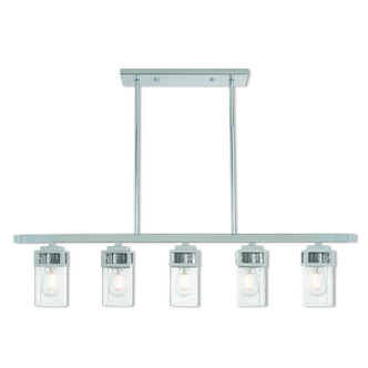 Livex Lighting - 40594-05 - Five Light Linear Chandelier - Harding - Polished Chrome
