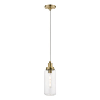 Livex Lighting - 40614-01 - One Light Mini Pendant - Oakhurst - Antique Brass