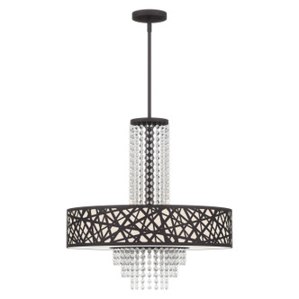 Livex Lighting - 40666-07 - Five Light Pendant - Allendale - Bronze