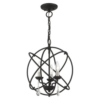 Aria Three Light Convertible Chandelier / Semi Flush (40904-04)