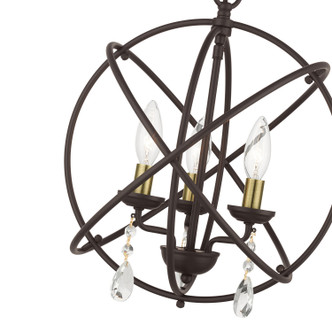 Aria Three Light Convertible Chandelier / Semi Flush (40904-07)