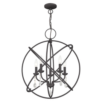 Aria Five Light Chandelier (40905-92)