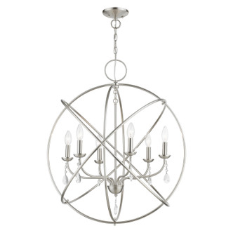 Aria Six Light Chandelier (40906-91)