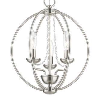 Arabella Three Light Convertible Mini Chandelier/ Semi-Flush (40913-91)