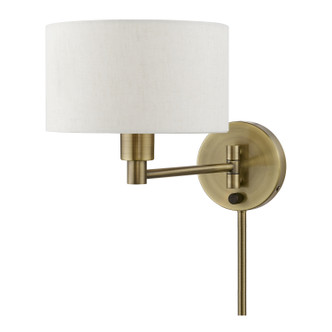 Swing Arm Wall Lamps One Light Swing Arm Wall Lamp (40940-01)